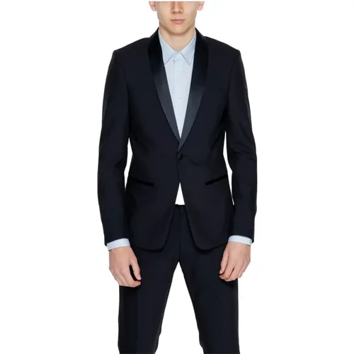 Blazers, male, , Size: XS Men's Suit Jacket Spring/Summer Collection - Antony Morato - Modalova