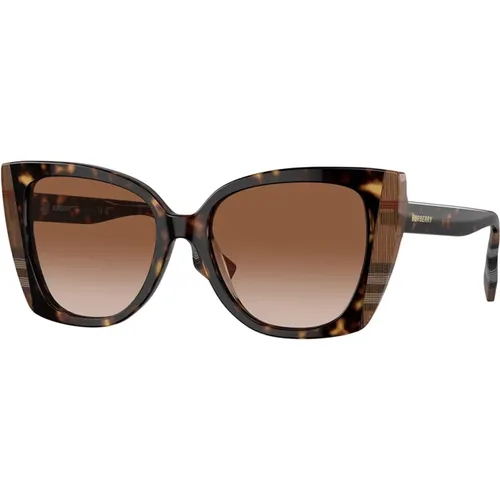 Klassisches britisches Design Sonnenbrille , Damen, Größe: 54 MM - Burberry - Modalova