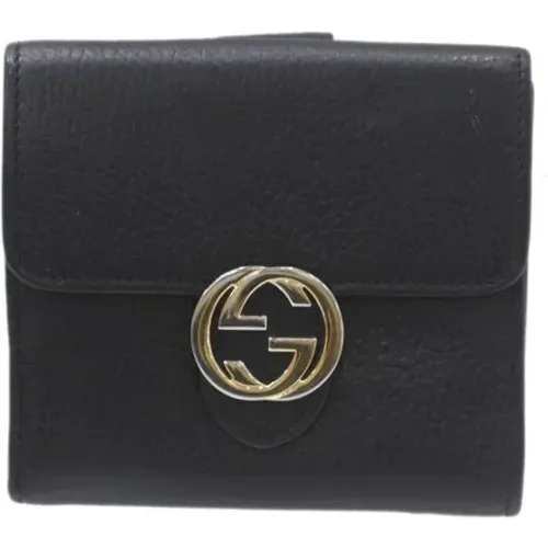 Pre-owned Leather wallets , female, Sizes: ONE SIZE - Gucci Vintage - Modalova