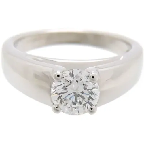 Pre-owned Jewellery, female, , Size: ONE SIZE Pre-owned Platinum rings - Bvlgari Vintage - Modalova