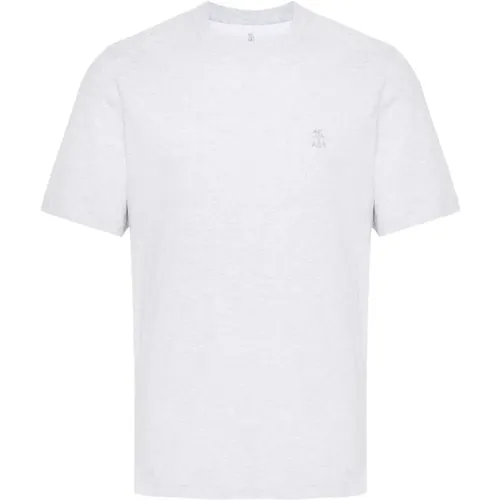 T-shirts and Polos - Girocollo M/L , male, Sizes: XL, M - BRUNELLO CUCINELLI - Modalova