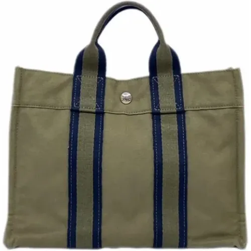 Pre-owned Tote Bags, female, , Size: ONE SIZE Pre-owned Canvas totes - Hermès Vintage - Modalova