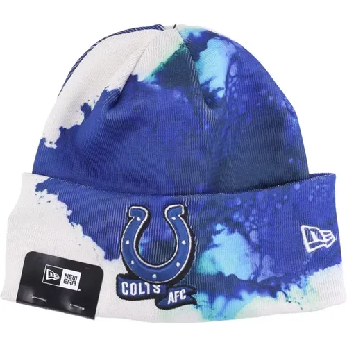 Beanies, male, , Size: ONE SIZE Indianapolis Colts NFL Sideline Beanie Hat - new era - Modalova