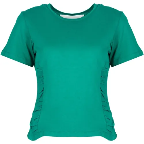 Figurbetontes T-Shirt mit Rundhalsausschnitt , Damen, Größe: XS - Silvian Heach - Modalova
