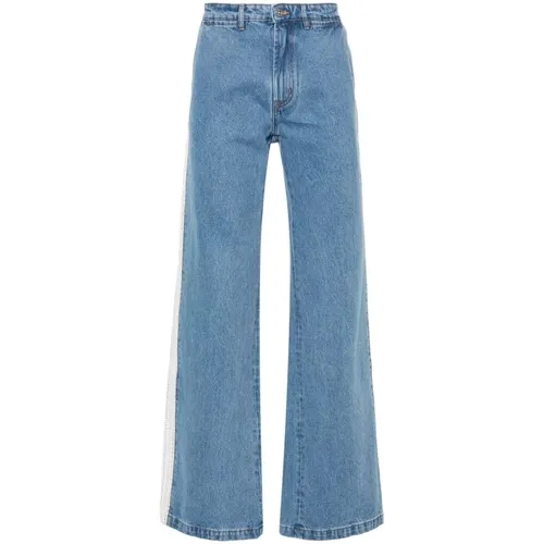 Wide Jeans , male, Sizes: W32, W30, W34 - Wales Bonner - Modalova