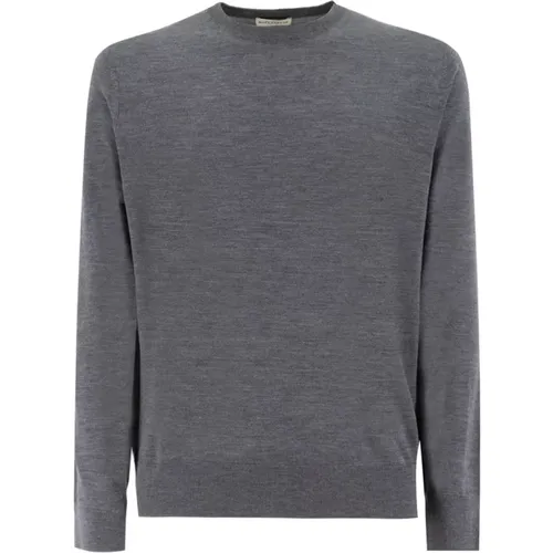 Men&39 Wool Crew Neck Sweater , male, Sizes: 3XL, L, 2XL - Ballantyne - Modalova