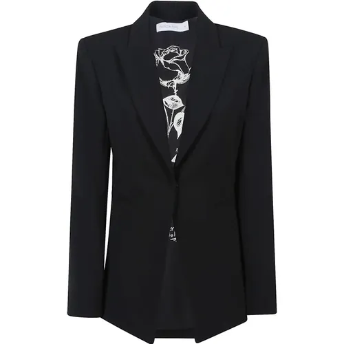 Blazers, female, , Size: 2XS Classic Essential Jacket for Everyday Wear - PATRIZIA PEPE - Modalova