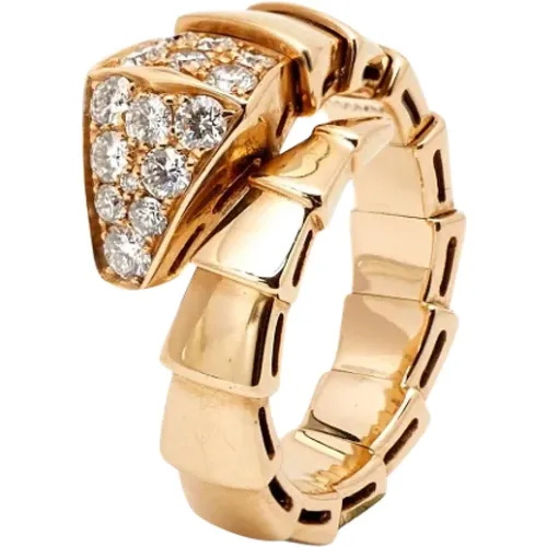 Pre-owned Jewellery, female, , Size: ONE SIZE Pre-owned Rose Gold rings - Bvlgari Vintage - Modalova