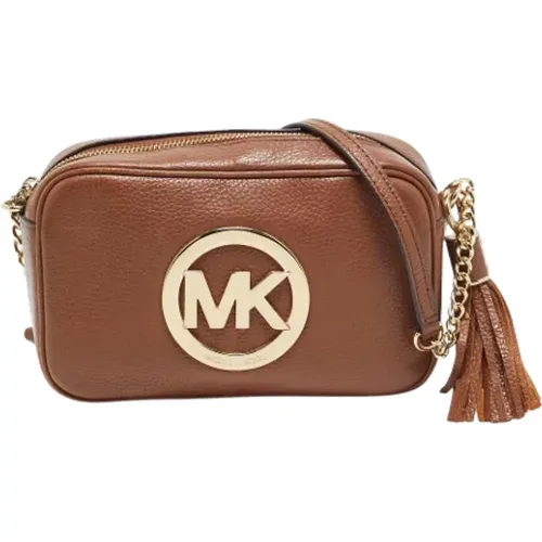 Pre-owned Cross Body Bags, female, , Size: ONE SIZE Pre-owned Leather crossbody-bags - Michael Kors Pre-owned - Modalova