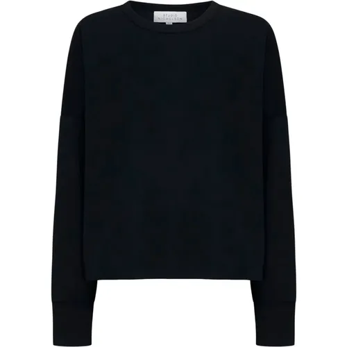 Long Sleeve Tops, female, , Size: M Cotton Jersey Crew Neck T-shirt - Studio Nicholson - Modalova