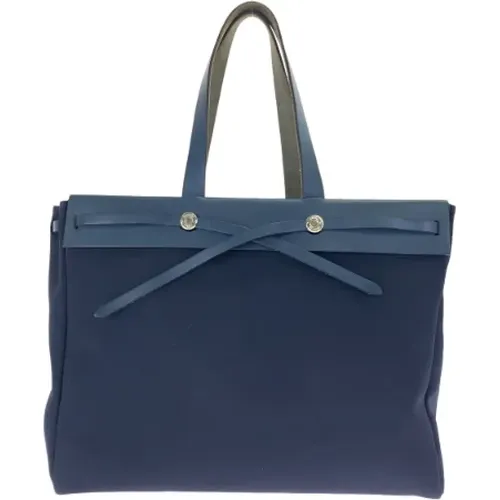 Pre-owned Tote Bags, male, , Size: ONE SIZE Pre-owned Canvas totes - Hermès Vintage - Modalova