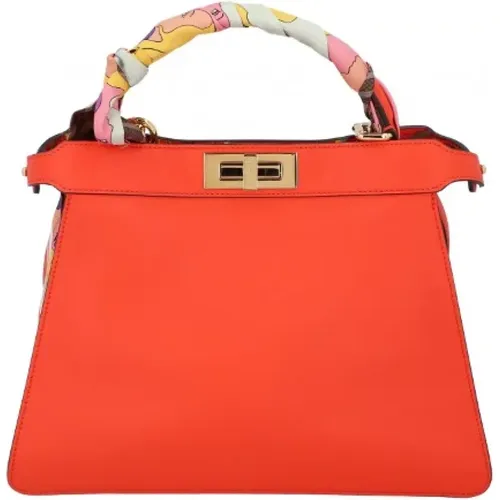 Pre-owned Leather handbags , female, Sizes: ONE SIZE - Fendi Vintage - Modalova