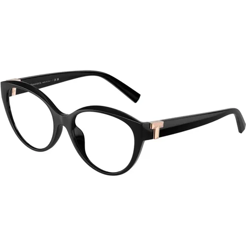 Stilvolle Brille in Schwarz , Damen, Größe: 52 MM - Tiffany - Modalova