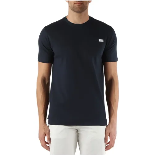 Aktive Tasche Baumwoll T-shirt , Herren, Größe: XL - Aquascutum - Modalova