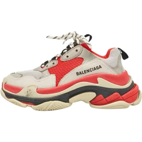 Pre-owned Sneakers, female, , Size: 7 US Pre-owned Mesh sneakers - Balenciaga Vintage - Modalova