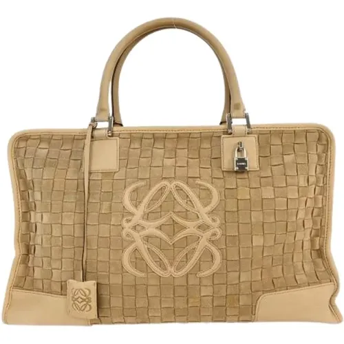 Pre-owned Handbags, female, , Size: ONE SIZE Pre-owned Leather Handbag - Loewe Pre-owned - Modalova