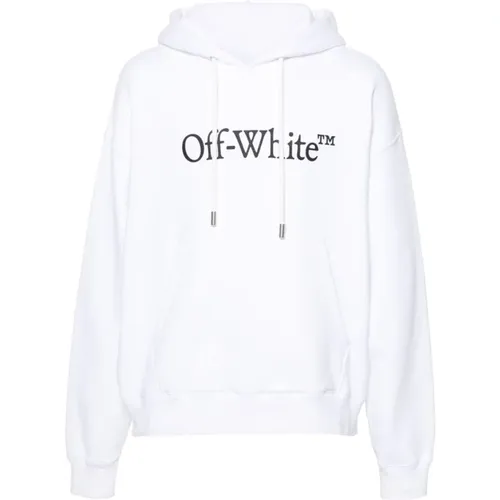 Off , Hoodies, male, , Size: M Men's Nero Sweatshirt Ss25 - Off White - Modalova