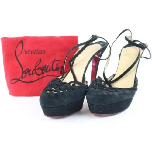 Pre-owned Sandals, female, , Size: 6 US Pre-owned Leather sandals - Christian Louboutin Pre-owned - Modalova