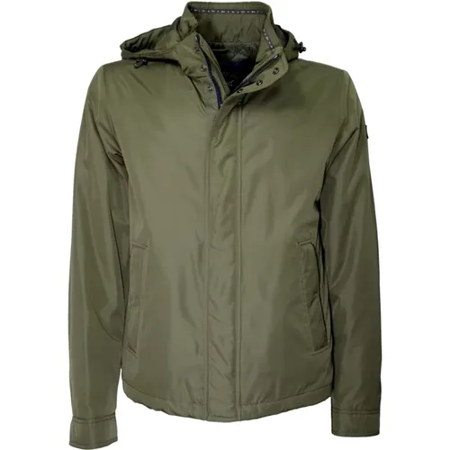 Padded Jacket With Detachable Hood , male, Sizes: M - PAUL & SHARK - Modalova