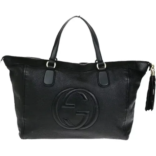 Pre-owned Tote Bags, female, , Size: ONE SIZE Pre-owned Leather gucci-bags - Gucci Vintage - Modalova