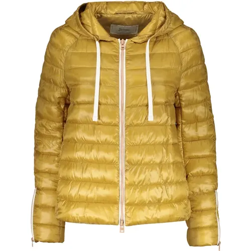 Winter Jackets, female, , Size: 2XS Adjustable Hood Down Jacket - Herno - Modalova