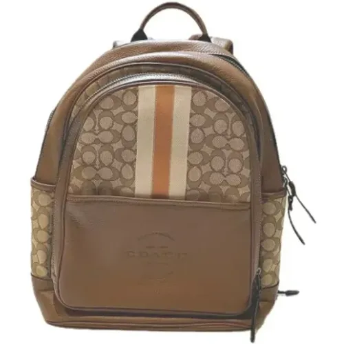 Pre-owned Backpacks, female, , Size: ONE SIZE Pre-owned Canvas backpacks - Coach Pre-owned - Modalova