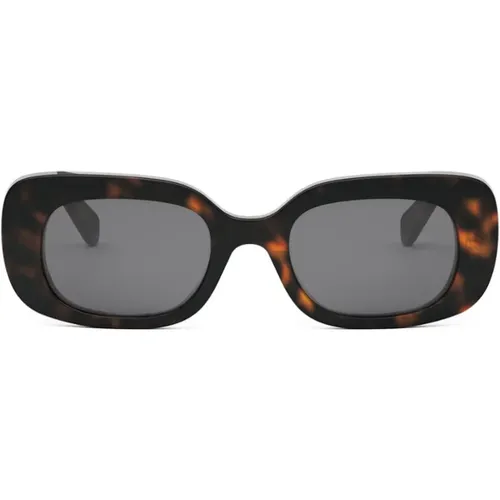 Sunglasses, unisex, , Size: ONE SIZE Tortoiseshell Sunglasses with Transition Lenses - Celine - Modalova