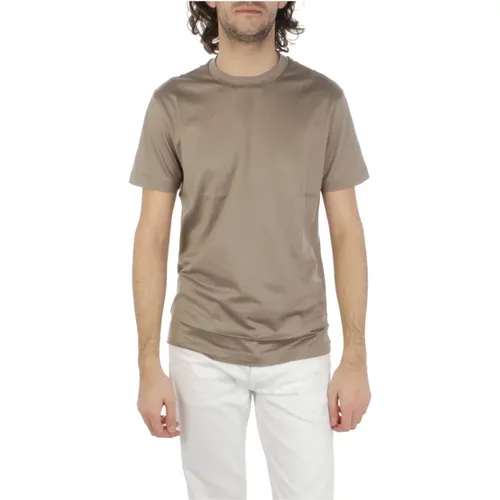 T-Shirt - Classic Style , male, Sizes: XL, M, S - Emporio Armani - Modalova