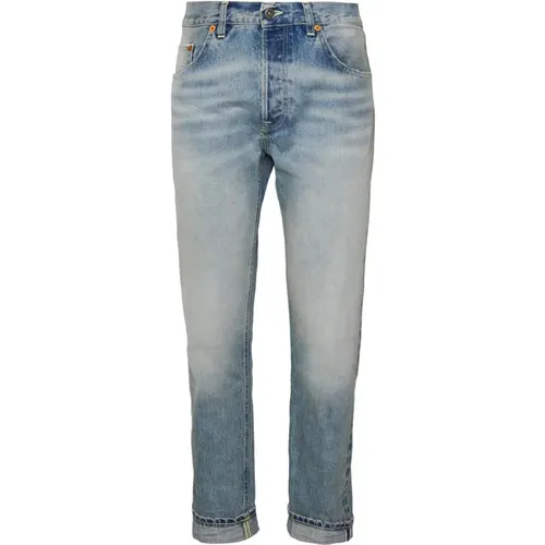 Japanese Style Light Denim Jeans , male, Sizes: W29 - Dondup - Modalova