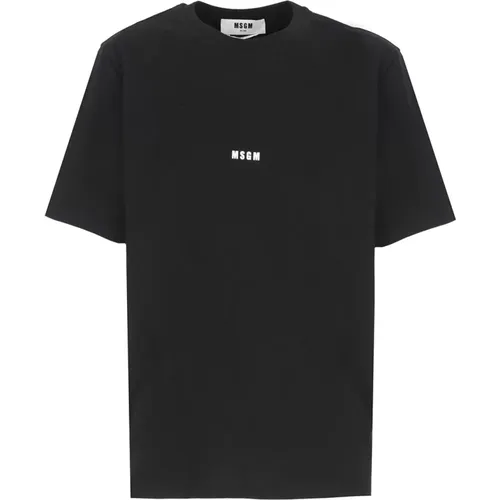 T-Shirts , Herren, Größe: L - MSGM - Modalova