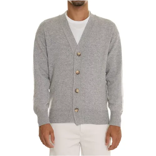 Stylish Cardigan for Men , male, Sizes: M, XL, 2XL - Gran Sasso - Modalova