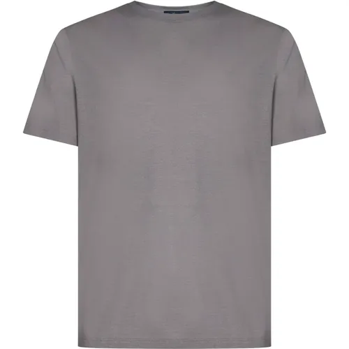 Mens Clothing T-Shirts Polos Grey Ss23 , male, Sizes: XL, L, M, 2XL - Herno - Modalova
