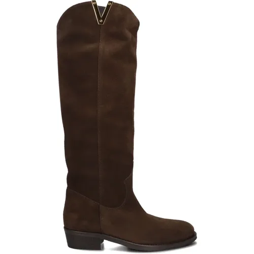 Malibu 3981 Damenstiefel Wildleder Cognac , Damen, Größe: 38 EU - Via Roma 15 - Modalova