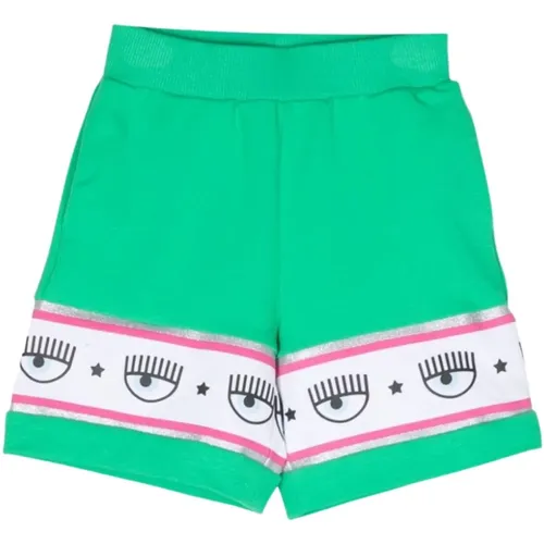 Grüne Eyestar Kinder-Shorts - Chiara Ferragni Collection - Modalova