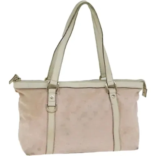 Pre-owned Tote Bags, female, , Size: ONE SIZE Pre-owned Canvas gucci-bags - Gucci Vintage - Modalova