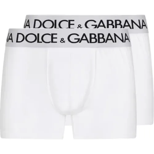 Logo Print Cotton Boxers Set , male, Sizes: XL - Dolce & Gabbana - Modalova