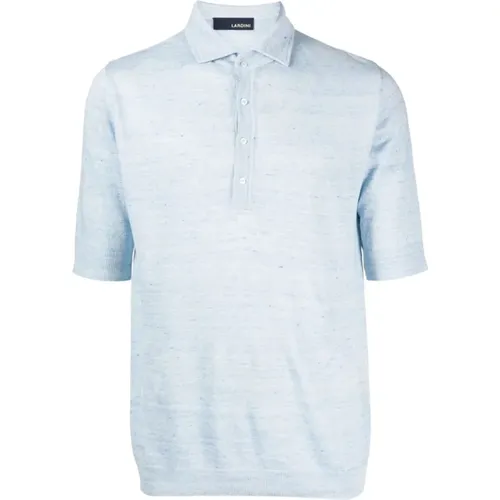 Men&amp;amp;#39;s Clothing T-Shirts &amp;amp;amp; Polo Shirt Clear Ss23 , male, Sizes: L - Lardini - Modalova