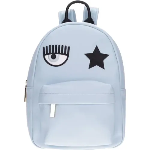 Backpacks, female, , Size: ONE SIZE EYE Star Light Backpack - Chiara Ferragni Collection - Modalova