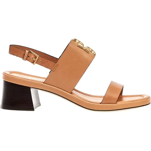 Eleanor Logo Sandale , Damen, Größe: 36 1/2 EU - TORY BURCH - Modalova