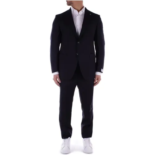 Single Breasted Suits, male, , Size: XL Single Breasted Suit - Tagliatore - Modalova