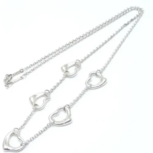 Pre-owned Jewellery, female, , Size: ONE SIZE Pre-owned Silver necklaces - Tiffany & Co. Pre-owned - Modalova