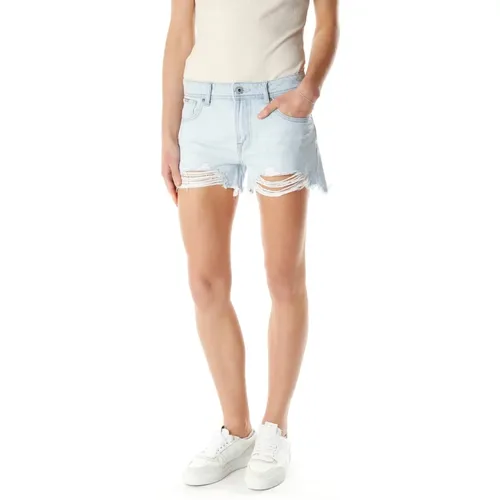 Mid Waist Denim Shorts , Damen, Größe: W31 - Pepe Jeans - Modalova