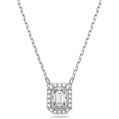 Octagon Pendant Necklace Una Collection , female, Sizes: ONE SIZE - Swarovski - Modalova