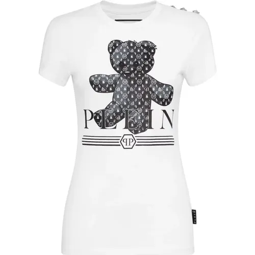 Casual Grafik T-Shirt Fadcwtk3368Pjy002N01 , Damen, Größe: 2XL - Philipp Plein - Modalova