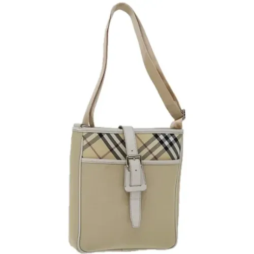 Pre-owned Canvas shoulder-bags , female, Sizes: ONE SIZE - Burberry Vintage - Modalova