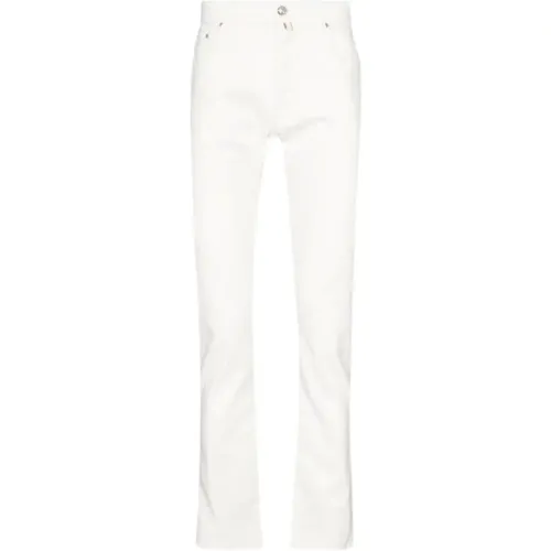 Slim Fit Cotton Blend Jeans , male, Sizes: W33, W34, W35, W36, W32 - Jacob Cohën - Modalova