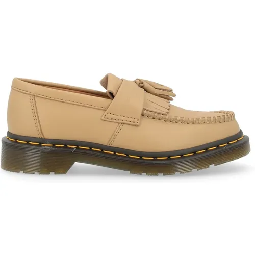 Loafers, female, , Size: 10 US Tan Leather Ankle Boots - Dr. Martens - Modalova