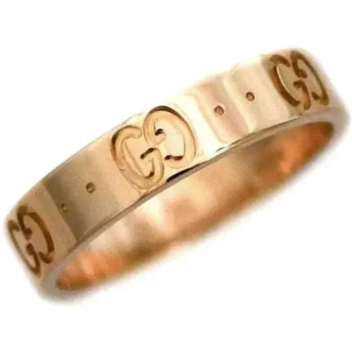 Pre-owned Jewellery, female, , Size: ONE SIZE Pre-owned Gold rings - Gucci Vintage - Modalova