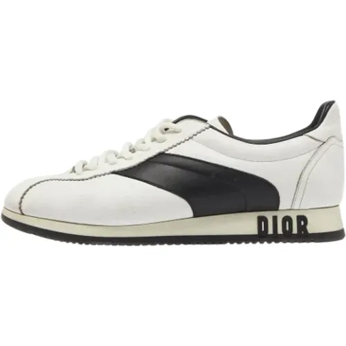 Pre-owned Sneakers, female, , Size: 9 US Pre-owned Leather sneakers - Dior Vintage - Modalova