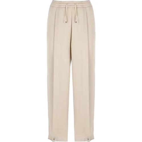 Beige Satinhose mit Kordelzug Herno - Herno - Modalova